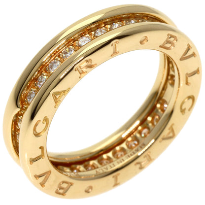 BVLGARI   Ring B.zero1 1 band XS Diamond #49 K18 Yellow Gold Ladies