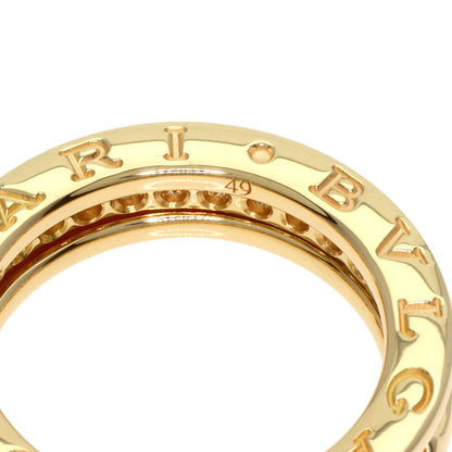 BVLGARI   Ring B.zero1 1 band XS Diamond #49 K18 Yellow Gold Ladies