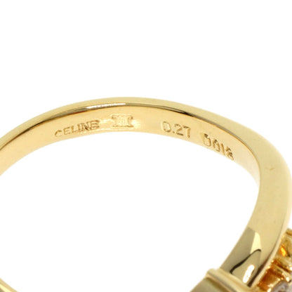 CELINE   Ring Ruby Diamond K18 Yellow Gold Ladies