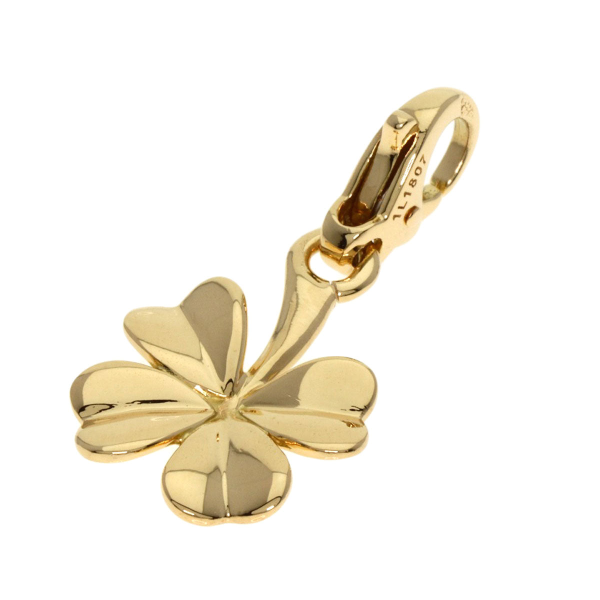 CHANEL   Pendant top Clover charm K18 Yellow Gold Ladies