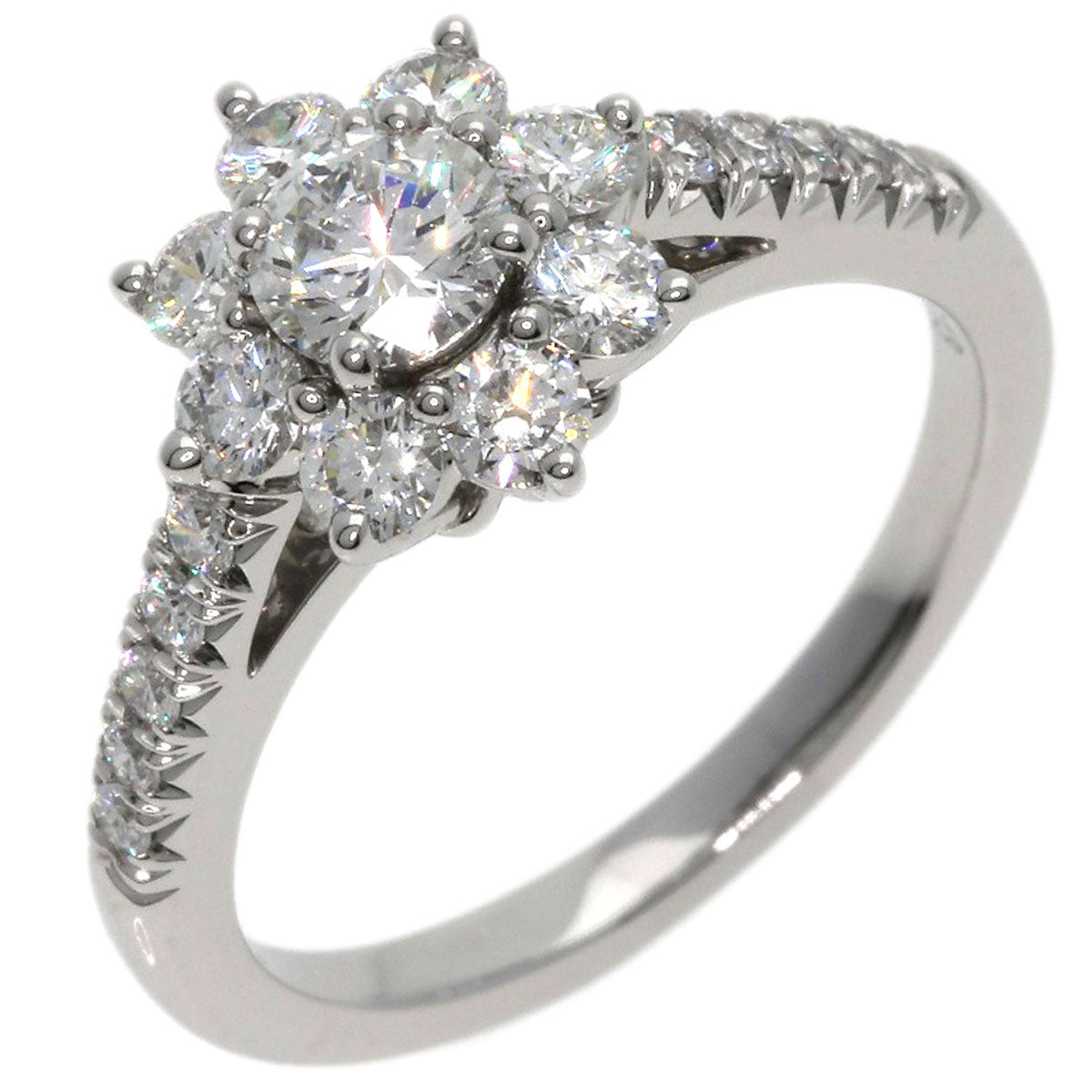 HARRY WINSTON Sunflower Diamond Ring Platinum PT950 Ladies [Used]