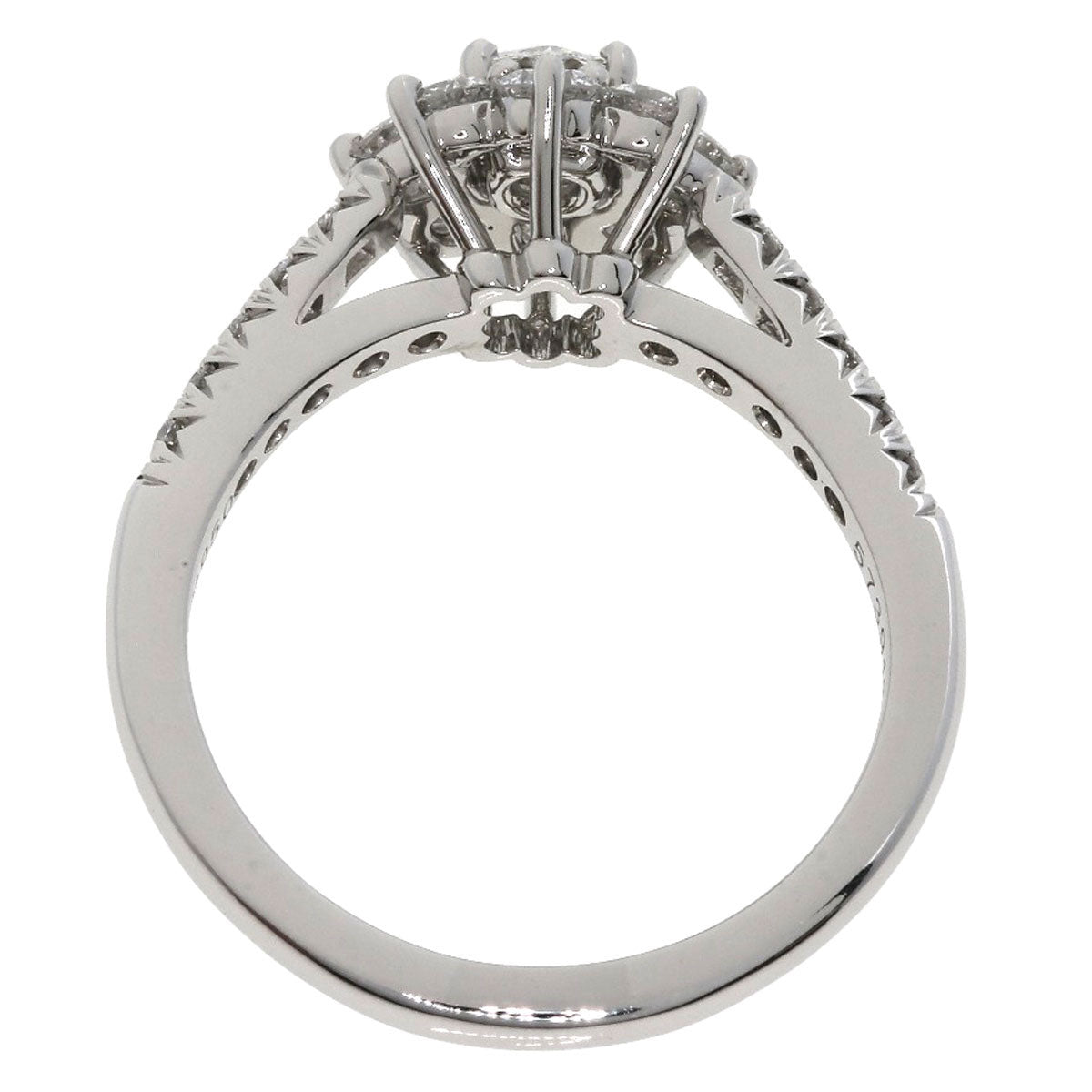 HARRY WINSTON Sunflower Diamond Ring Platinum PT950 Ladies [Used]