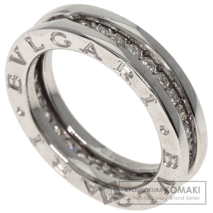 BVLGARI   Ring B.zero1 Diamond 1 band XS #47 K18 White Gold Ladies