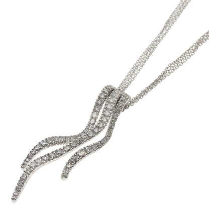 Damiani Diamond Necklace K18 White Gold Ladies [Used]