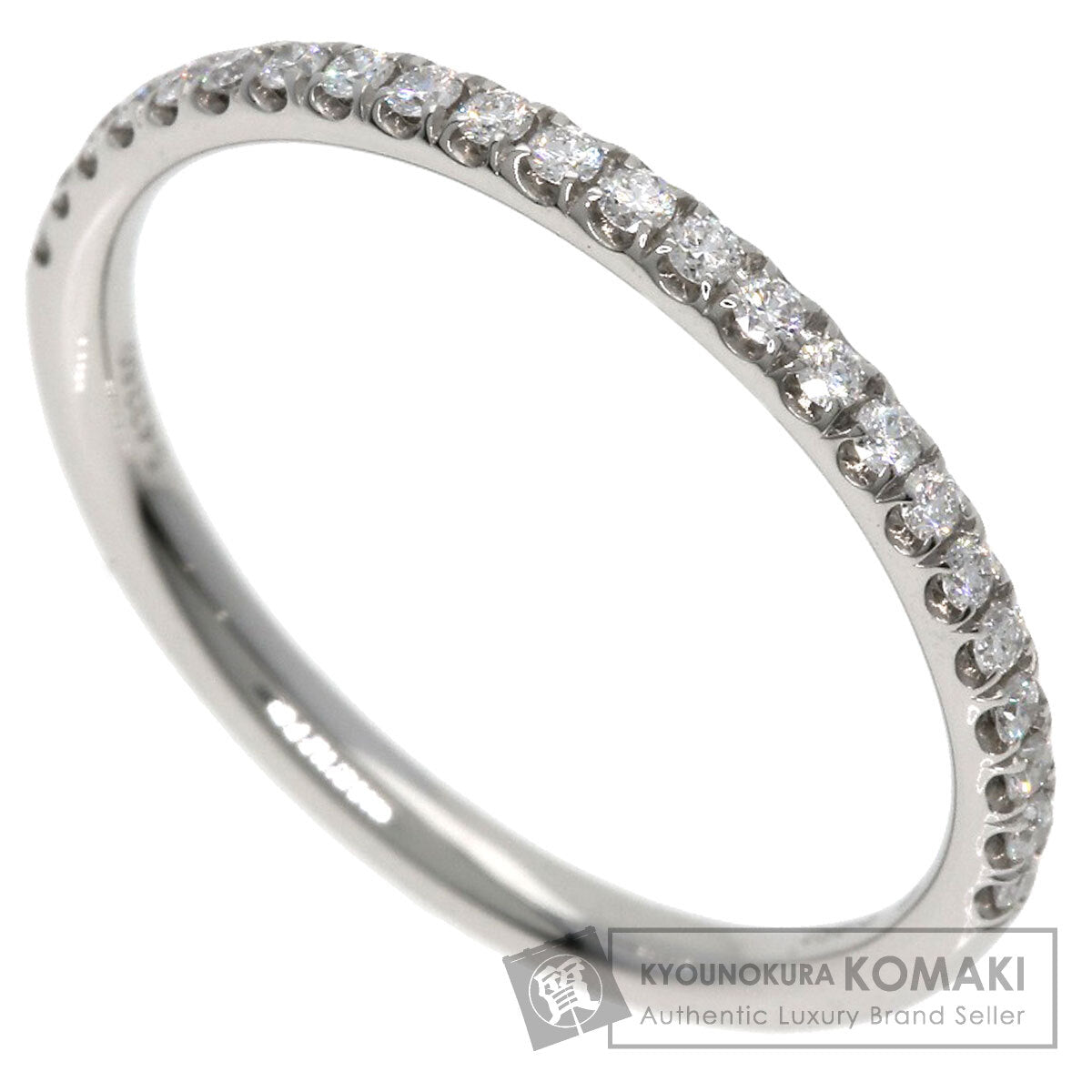 HARRY WINSTON   Ring Half diamond Platinum PT950 Ladies