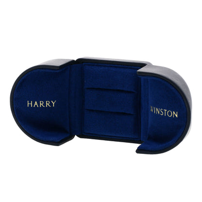 HARRY WINSTON   Ring Half diamond Platinum PT950 Ladies