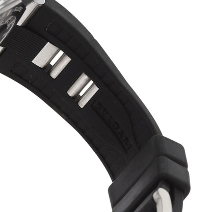 BVLGARI Diagono Date Ceramic Watches DG42SC Stainless Steel/Rubber mens