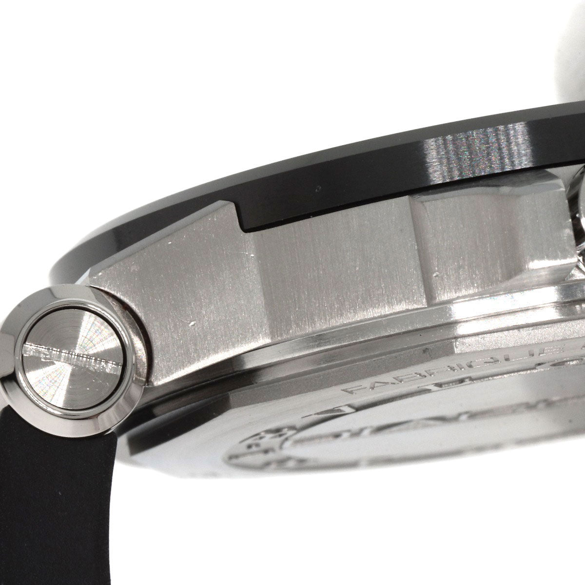 BVLGARI Diagono Date Ceramic Watches DG42SC Stainless Steel/Rubber mens