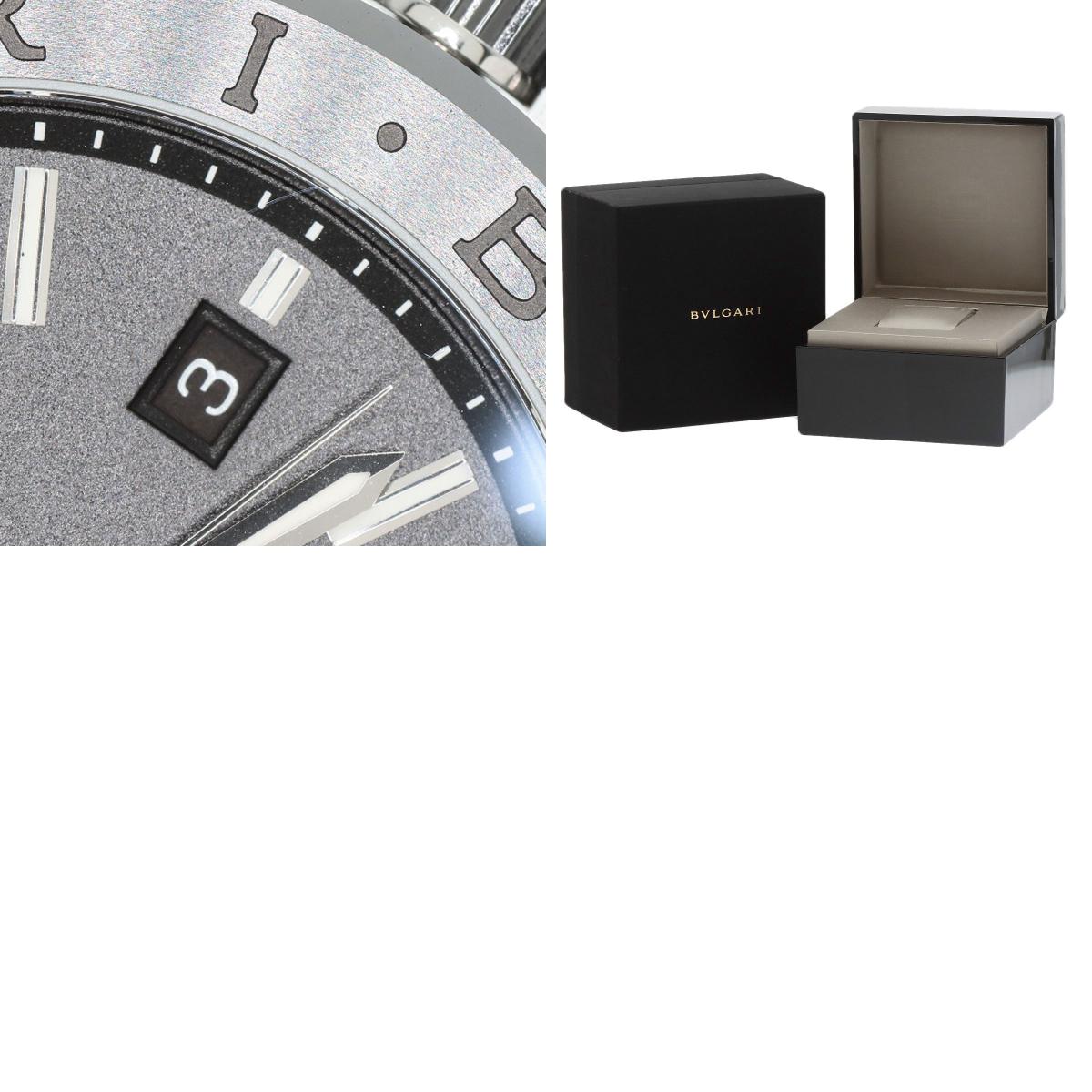 BVLGARI Diagono Date Ceramic Watches DG42SC Stainless Steel/Rubber mens