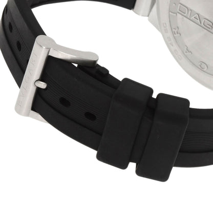 BVLGARI Diagono Date Ceramic Watches DG42SC Stainless Steel/Rubber mens