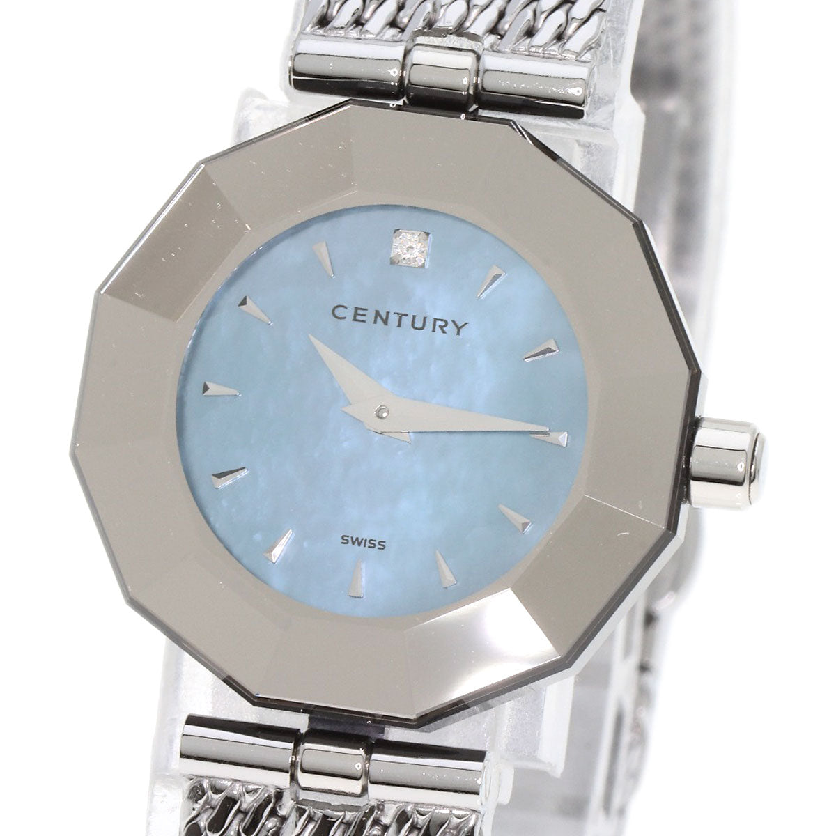 CENTURY Time Gem 1P Diamond Watches Stainless Steel/Stainless Steel Ladies