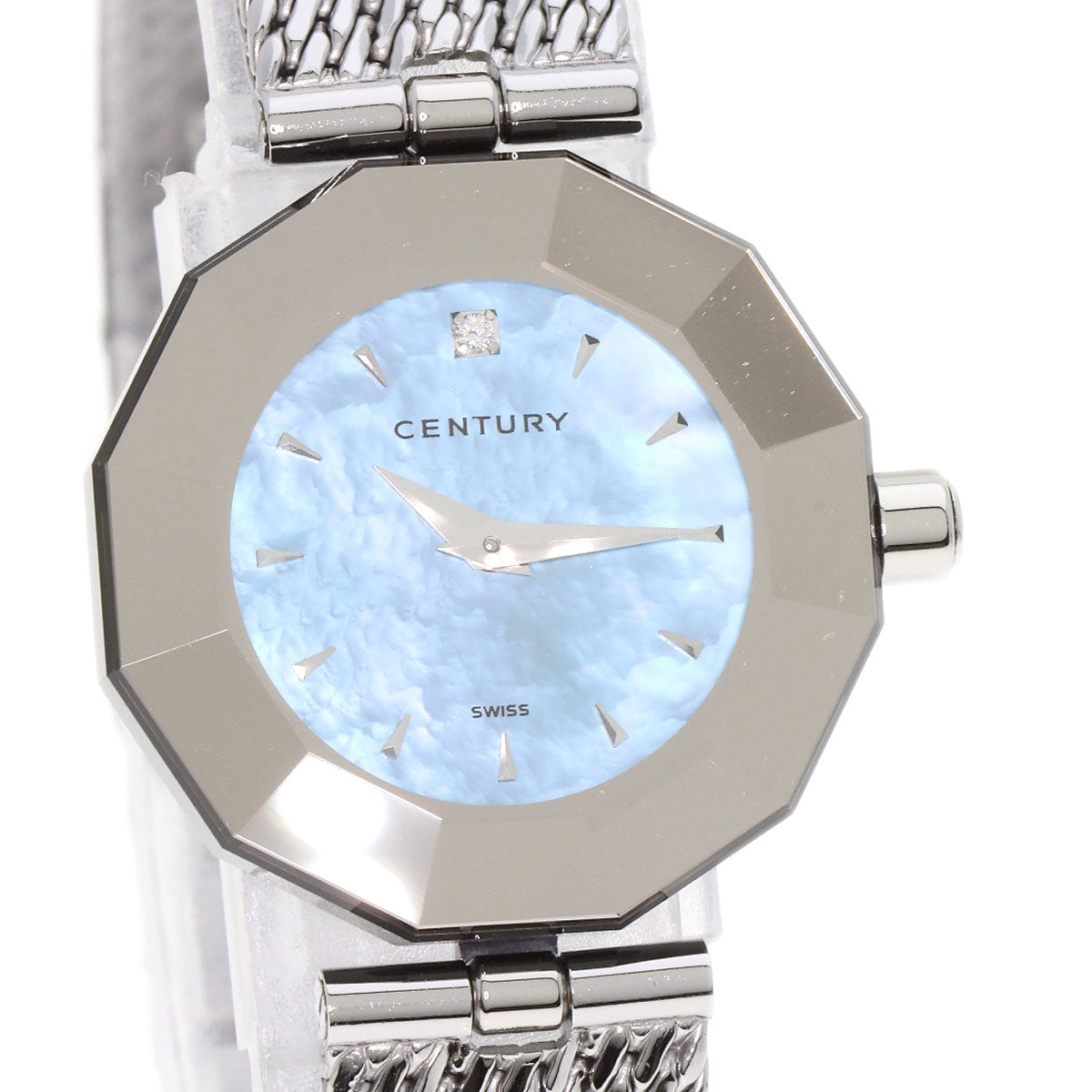 CENTURY Time Gem 1P Diamond Watches Stainless Steel/Stainless Steel Ladies