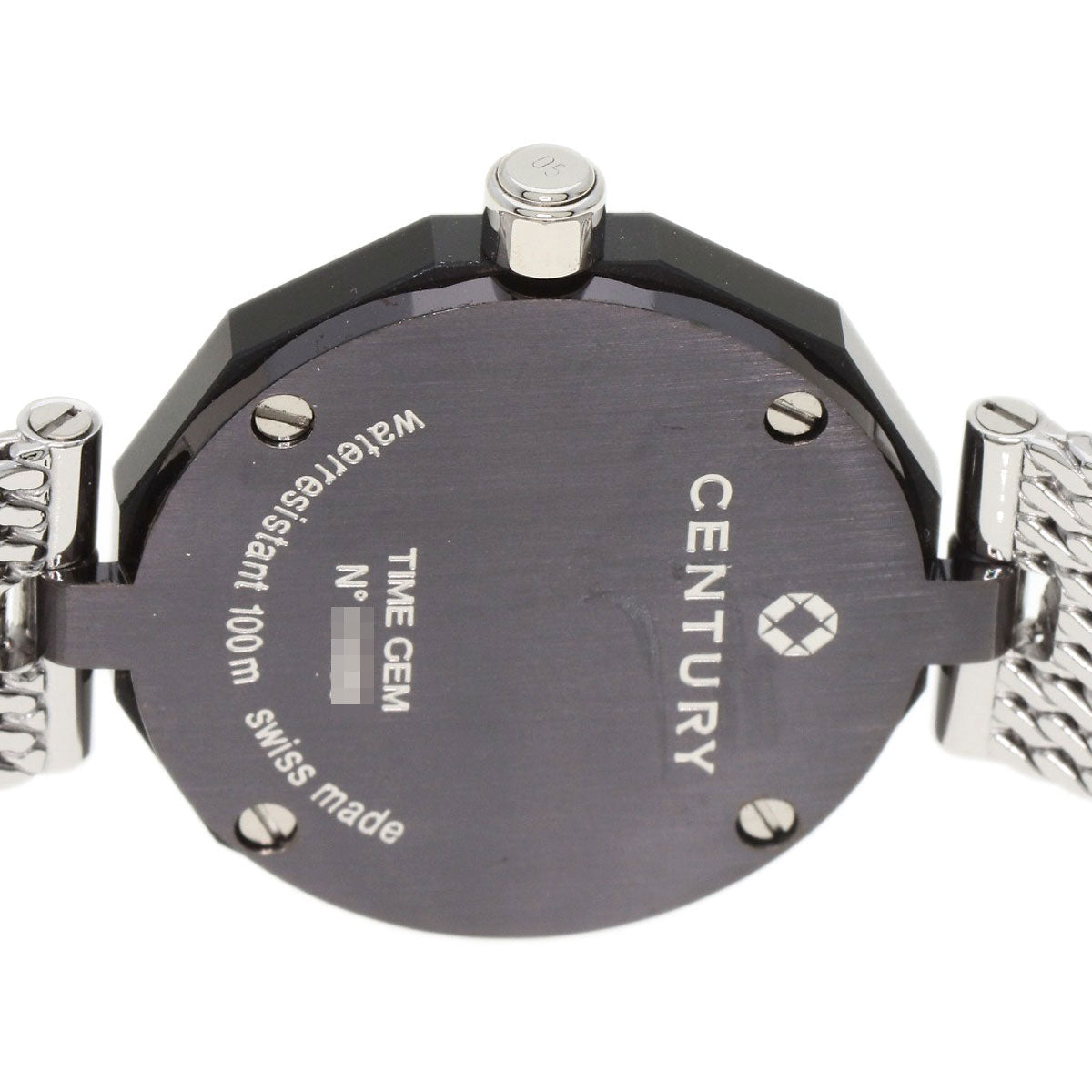 CENTURY Time Gem 1P Diamond Watches Stainless Steel/Stainless Steel Ladies