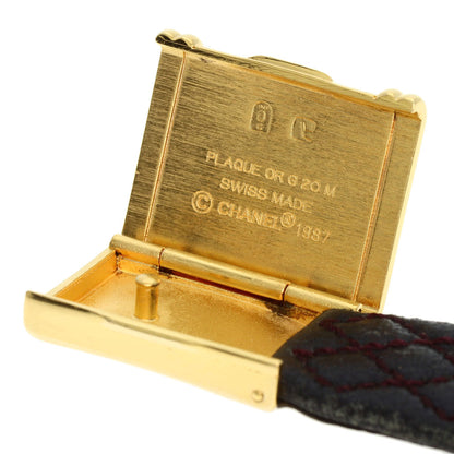 CHANEL Premiere Watches H0090 K18 Yellow Gold/Leather Ladies