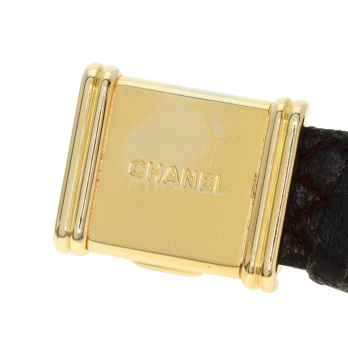 CHANEL Premiere Watches H0090 K18 Yellow Gold/Leather Ladies