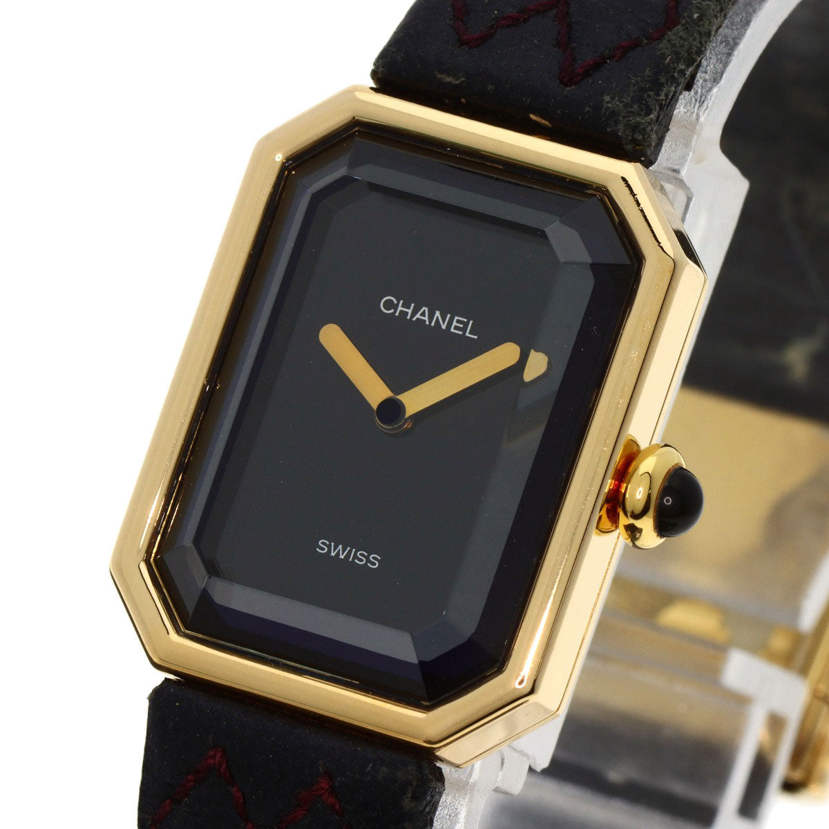 CHANEL Premiere Watches H0090 K18 Yellow Gold/Leather Ladies