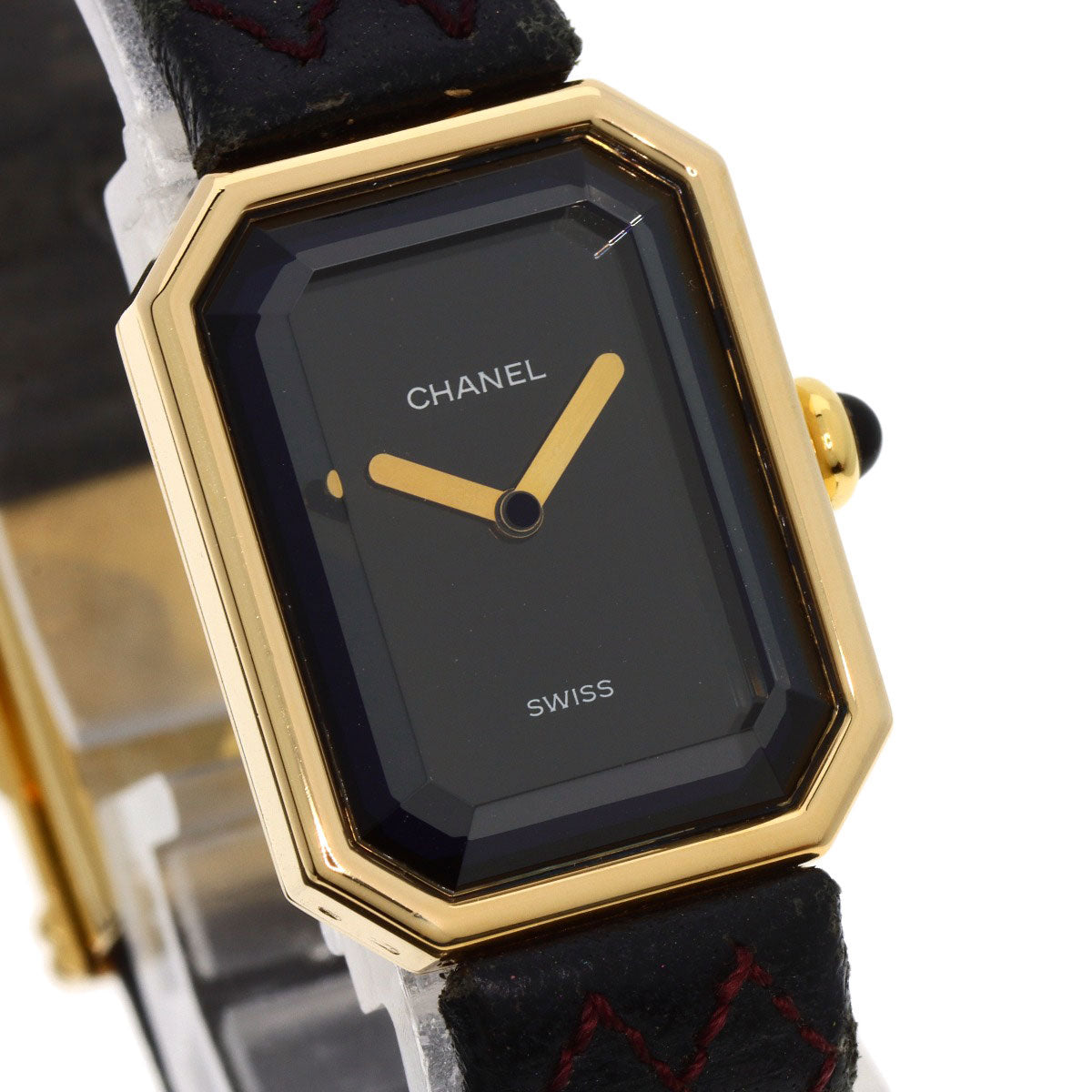 CHANEL Premiere Watches H0090 K18 Yellow Gold/Leather Ladies