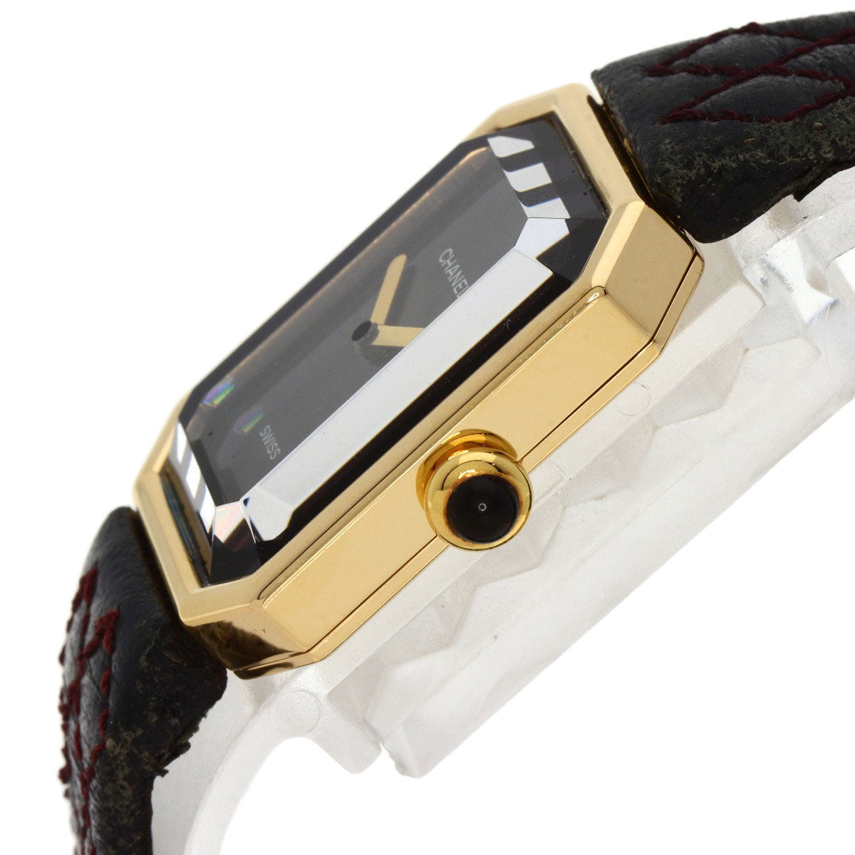 CHANEL Premiere Watches H0090 K18 Yellow Gold/Leather Ladies