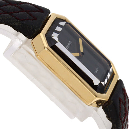 CHANEL Premiere Watches H0090 K18 Yellow Gold/Leather Ladies