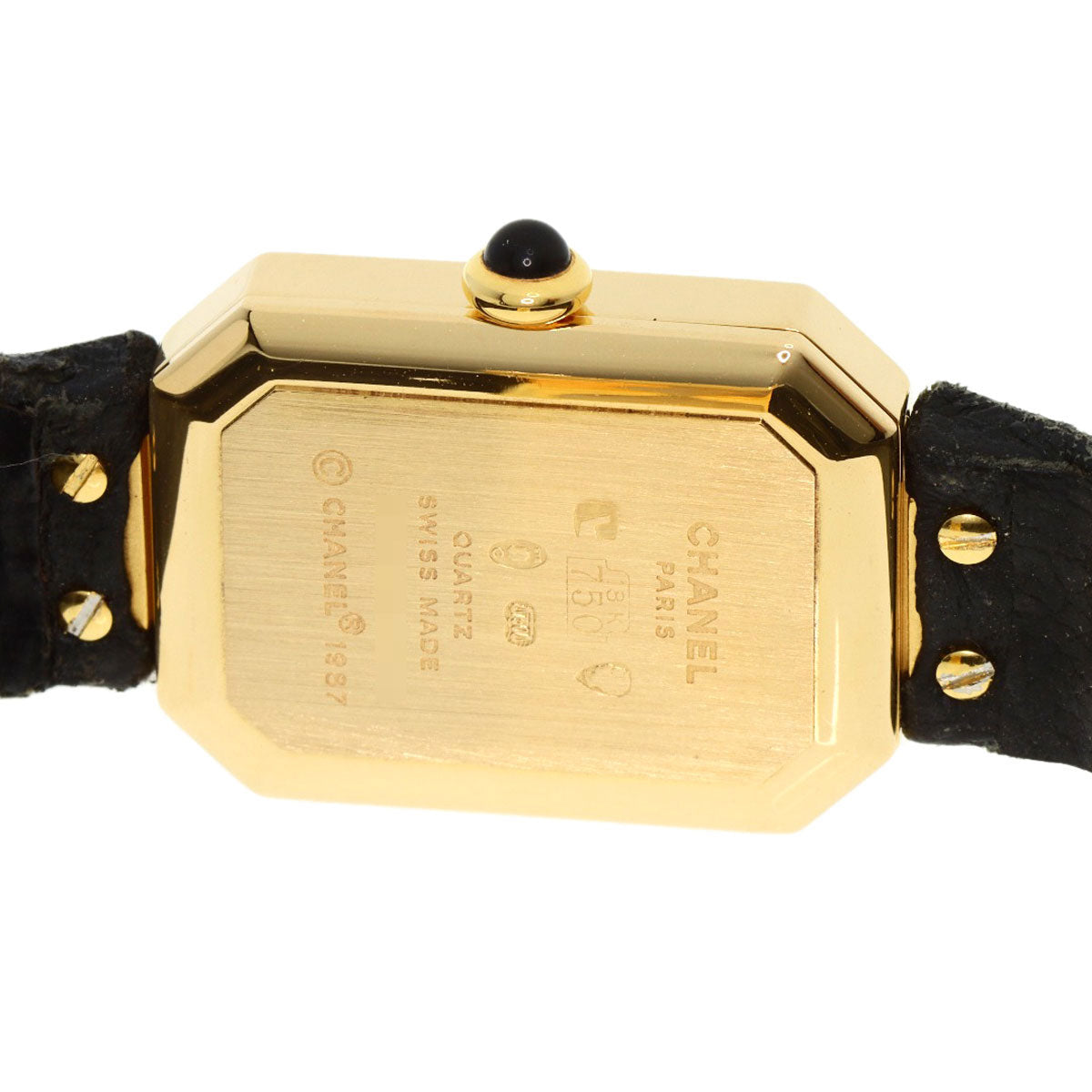 CHANEL Premiere Watches H0090 K18 Yellow Gold/Leather Ladies