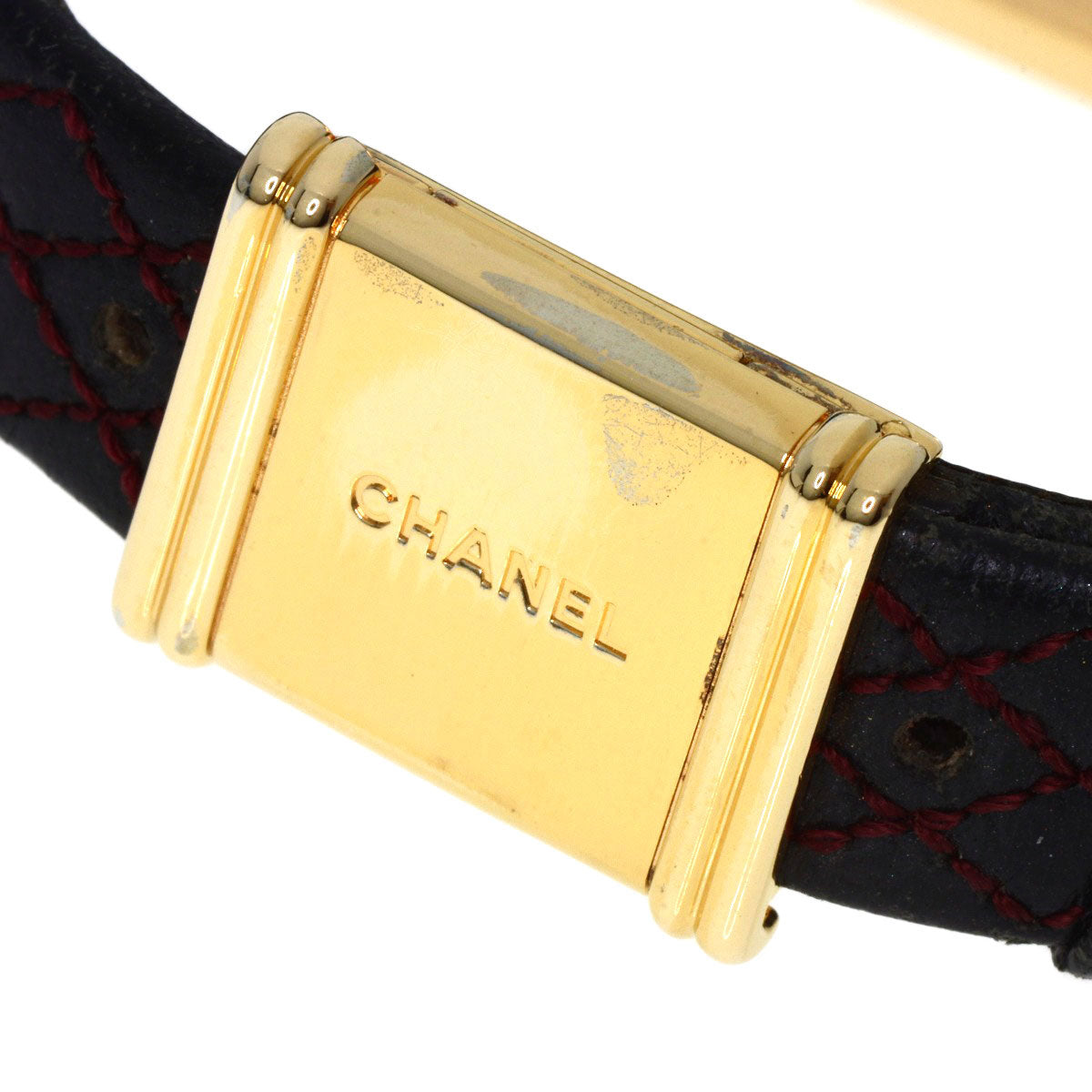 CHANEL Premiere Watches H0090 K18 Yellow Gold/Leather Ladies