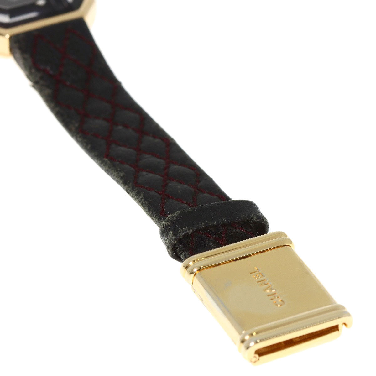 CHANEL Premiere Watches H0090 K18 Yellow Gold/Leather Ladies