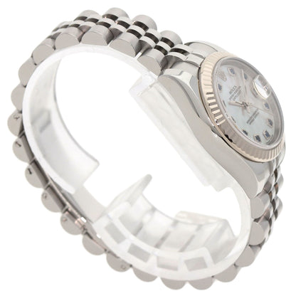 ROLEX Datejust 10P Sapphire Watches 179174NGS Stainless Steel/Stainless Steel Ladies