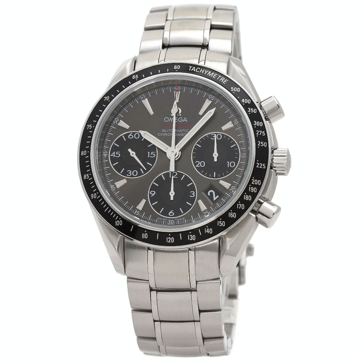 OMEGA Speedmaster Date Watches 323.30.40.40.06.001 Stainless Steel/Stainless Steel mens