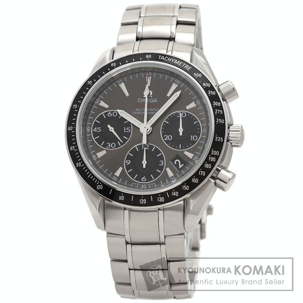OMEGA Speedmaster Date Watches 323.30.40.40.06.001 Stainless Steel/Stainless Steel mens