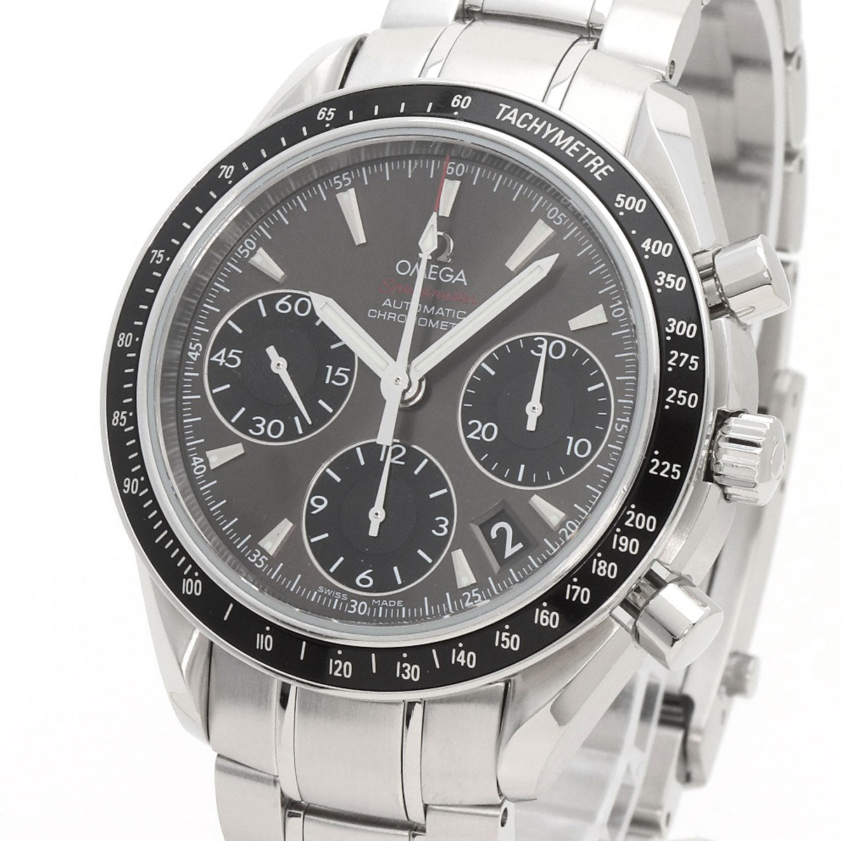OMEGA Speedmaster Date Watches 323.30.40.40.06.001 Stainless Steel/Stainless Steel mens