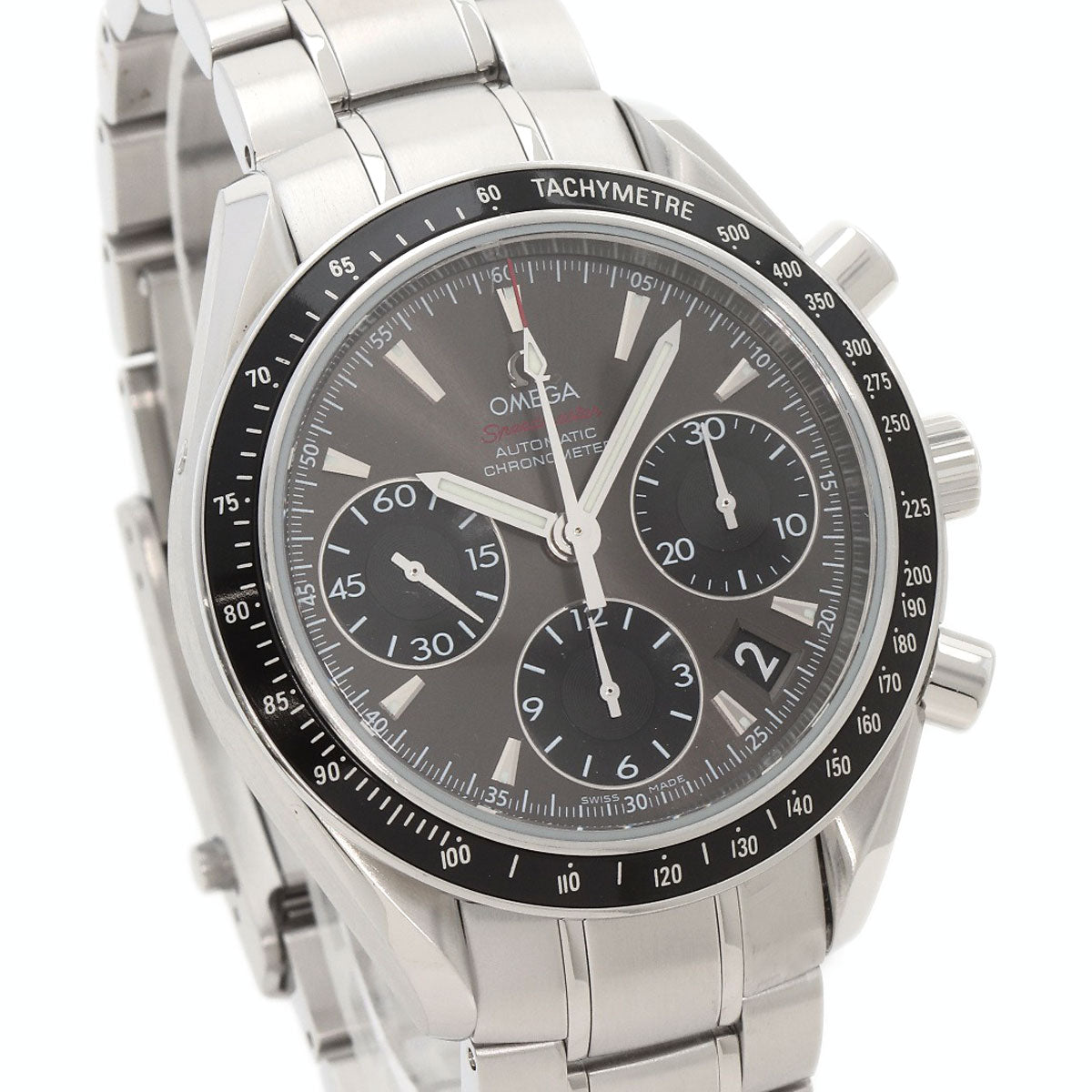 OMEGA Speedmaster Date Watches 323.30.40.40.06.001 Stainless Steel/Stainless Steel mens