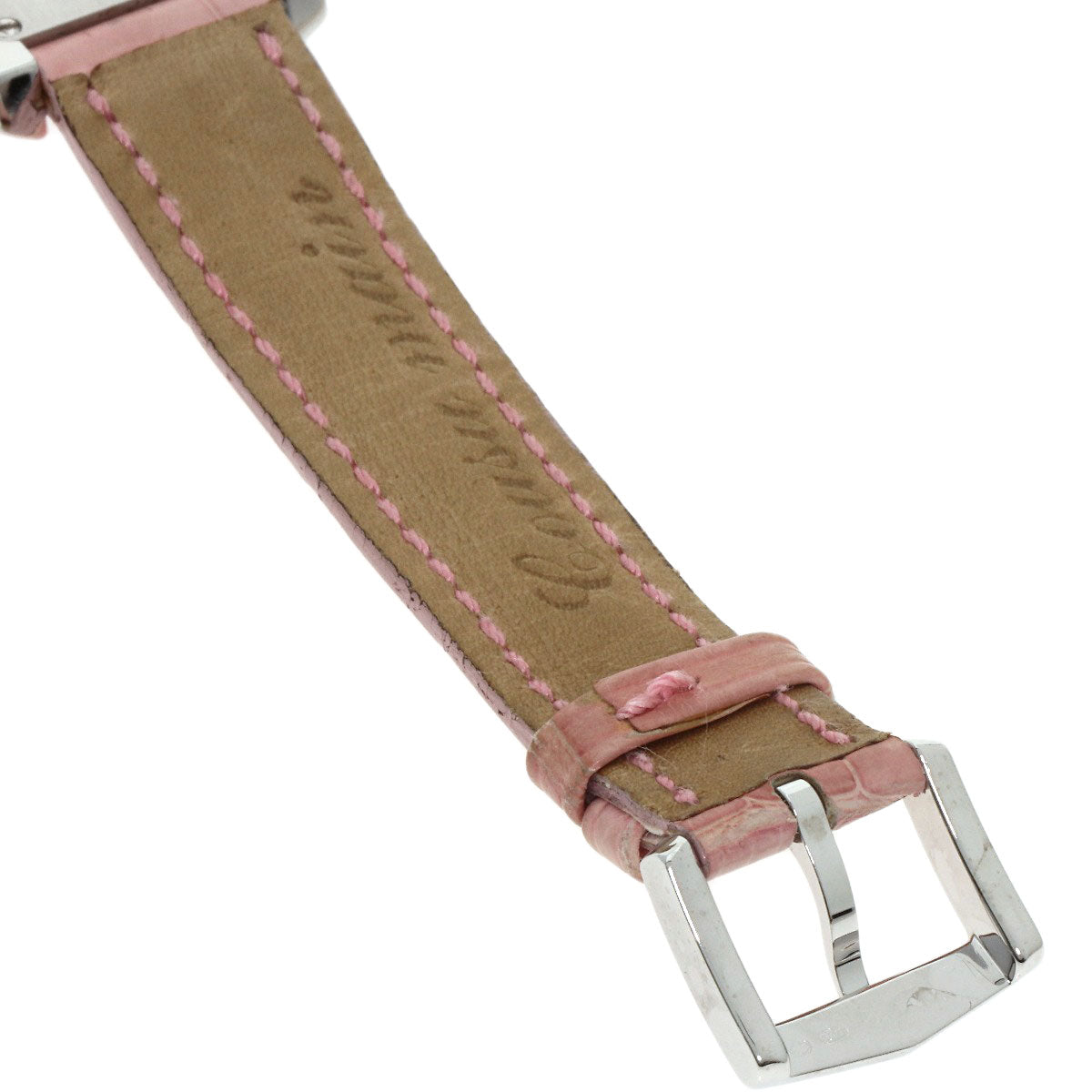 HARRY WINSTON Avenue C Watches 330LQW K18 White Gold/Leather Ladies