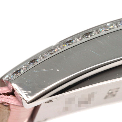 HARRY WINSTON Avenue C Watches 330LQW K18 White Gold/Leather Ladies