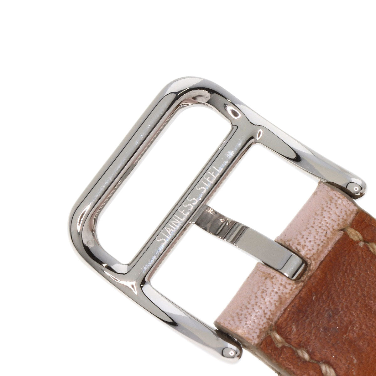 HERMES H watch Watches HH1.210 Stainless Steel/Leather Ladies