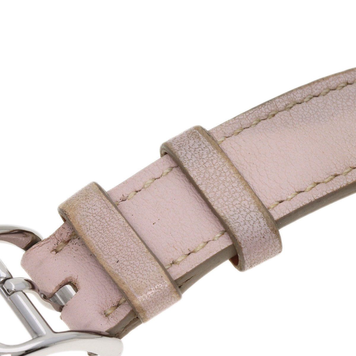 HERMES H watch Watches HH1.210 Stainless Steel/Leather Ladies