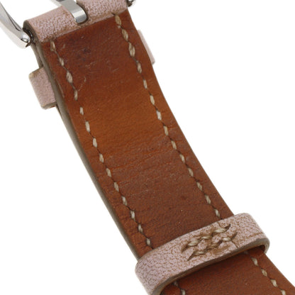 HERMES H watch Watches HH1.210 Stainless Steel/Leather Ladies