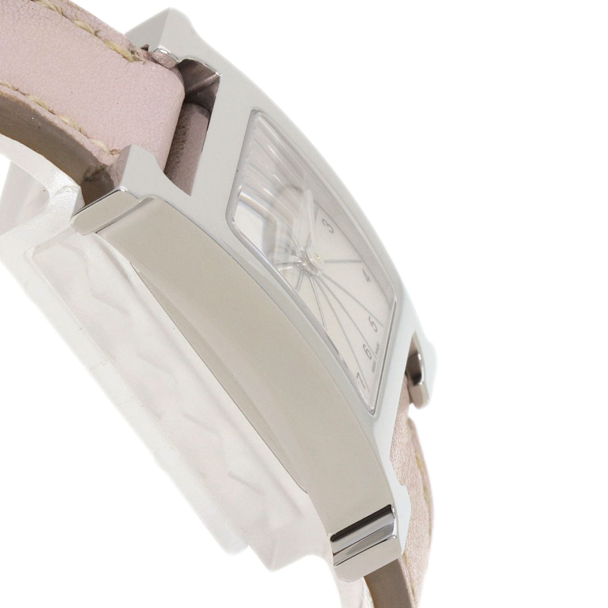 HERMES H watch Watches HH1.210 Stainless Steel/Leather Ladies