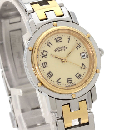 HERMES Clipper Watches CL4.220 Stainless Steel/SSxGP Ladies