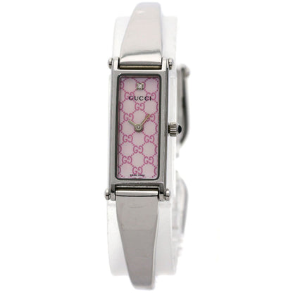 GUCCI Square face Watches 1500L Stainless Steel/Stainless Steel Ladies