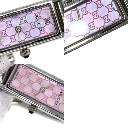 GUCCI Square face Watches 1500L Stainless Steel/Stainless Steel Ladies