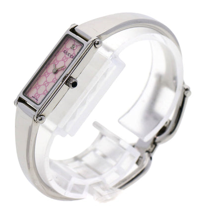 GUCCI Square face Watches 1500L Stainless Steel/Stainless Steel Ladies