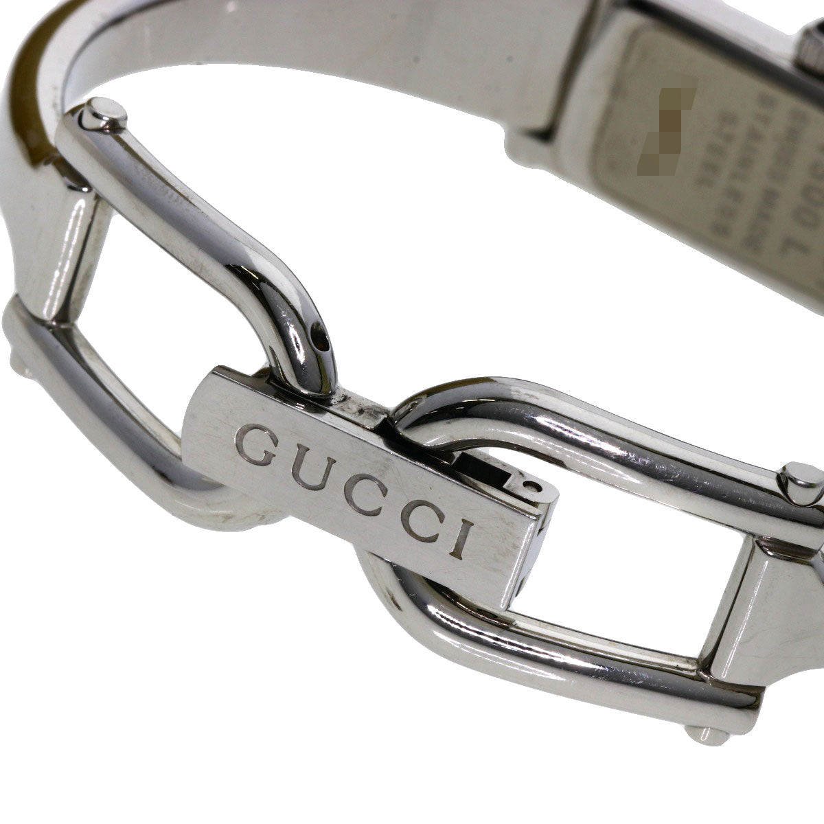 GUCCI Square face Watches 1500L Stainless Steel/Stainless Steel Ladies