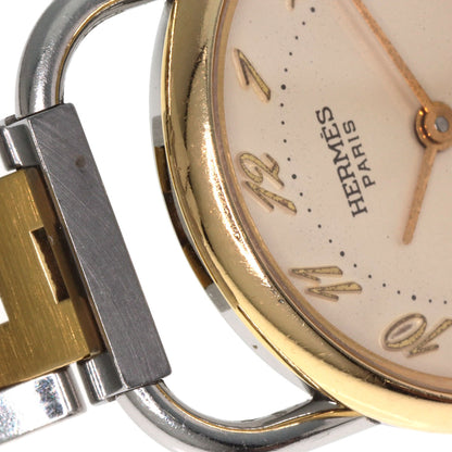 HERMES Arceau Watches Stainless Steel/SSxGP Ladies