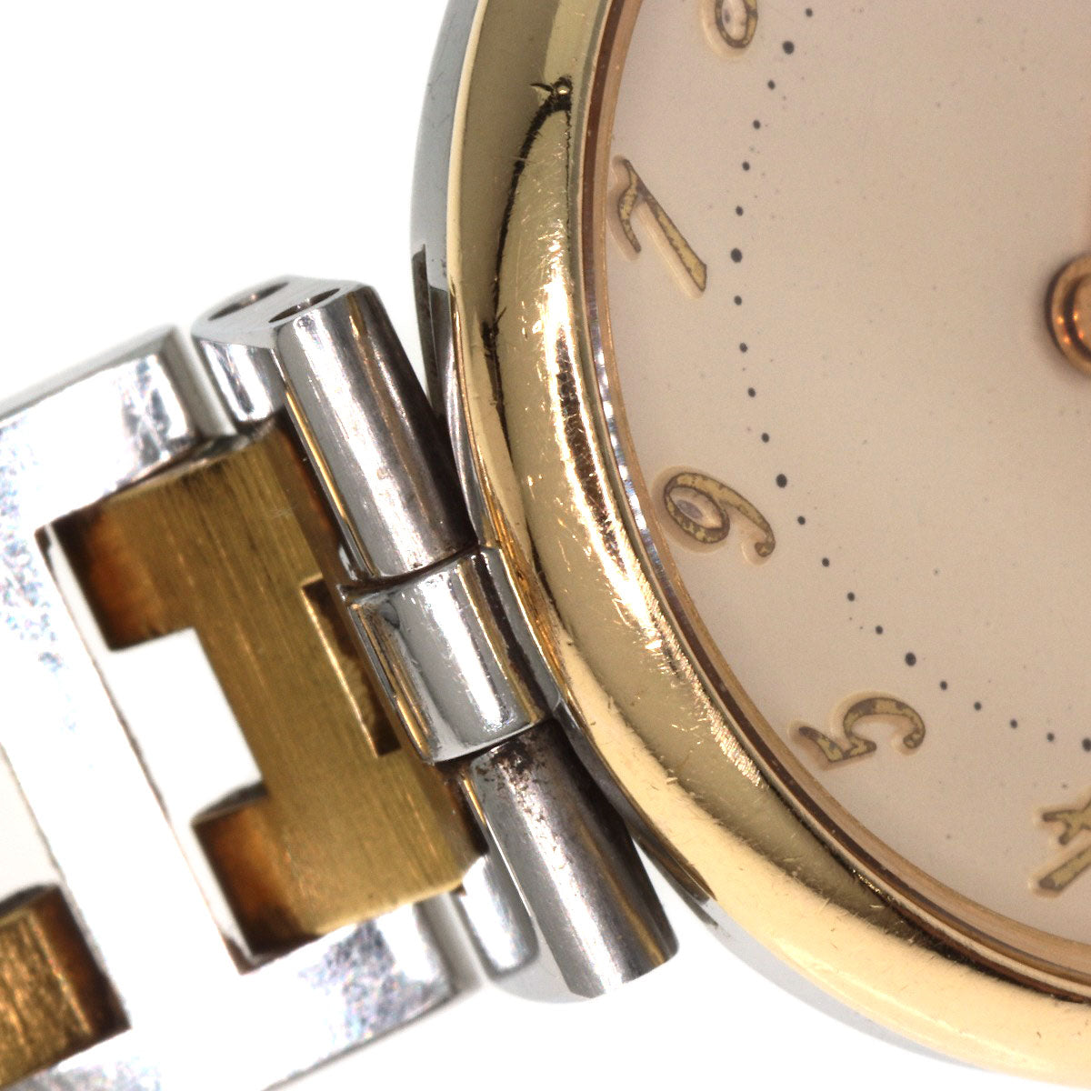 HERMES Arceau Watches Stainless Steel/SSxGP Ladies