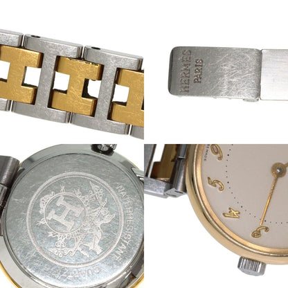 HERMES Arceau Watches Stainless Steel/SSxGP Ladies