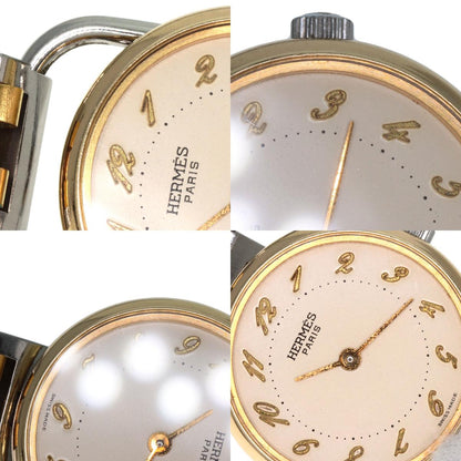 HERMES Arceau Watches Stainless Steel/SSxGP Ladies