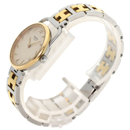 HERMES Arceau Watches Stainless Steel/SSxGP Ladies