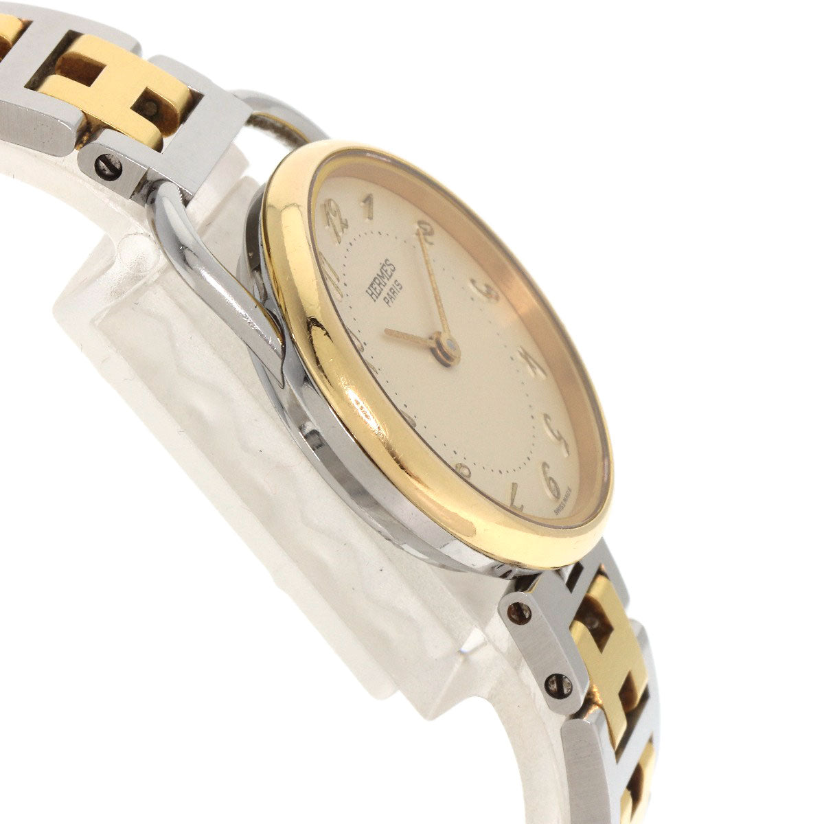 HERMES Arceau Watches Stainless Steel/SSxGP Ladies