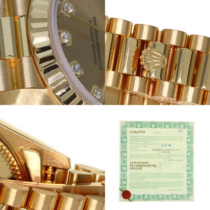 ROLEX DATEJUST 10P Diamond Watches 69178G K18 Yellow Gold/18K Yellow Gold Ladies