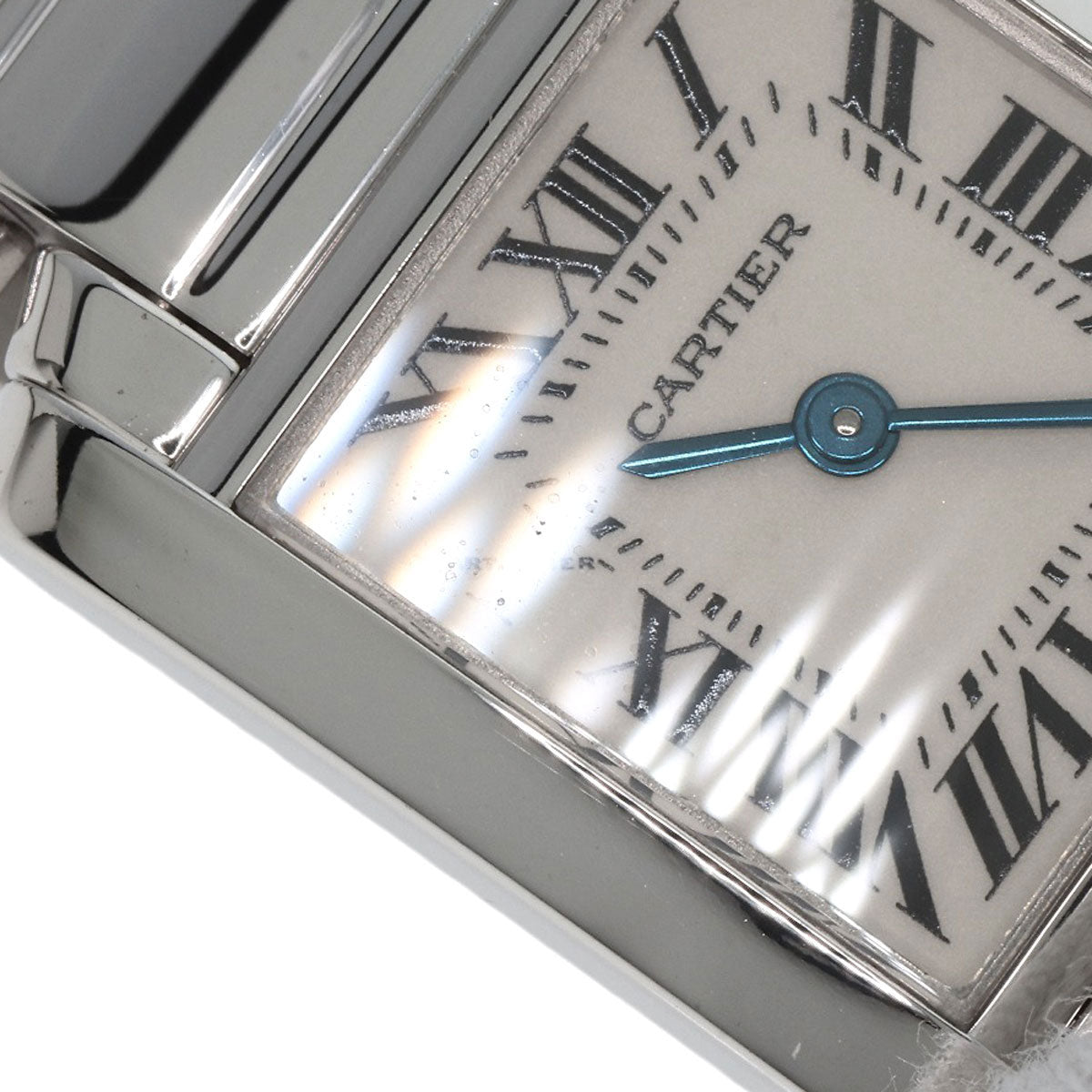 CARTIER Tank francaise SM Watches W50012S3 K18 White Gold/K18 White Gold Ladies